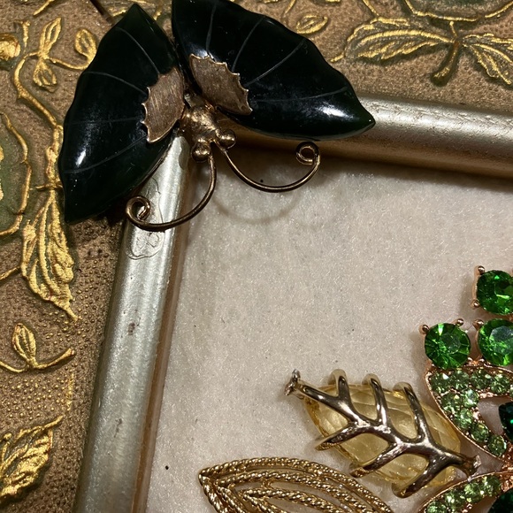 FRAMED JEWELRY ART COLLAGE IN VINTAGE FRAME HANDMADE UNIQUE OOAK GIFT 🎁 IDEA - Picture 15 of 15